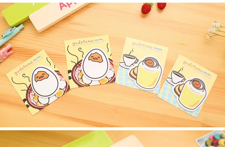 Милые кавайные Мультяшные выразительные яйца и танк post-it note plan memo message hand Account N times sticky sticker Канцелярские Товары для офиса