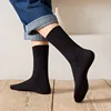 Fashion Striped Cotton Men Crew Socks Style Socks New Breathable Deodorant Antibacterial Motion Fashion 2022 Autumn Winter Solid ► Photo 3/6