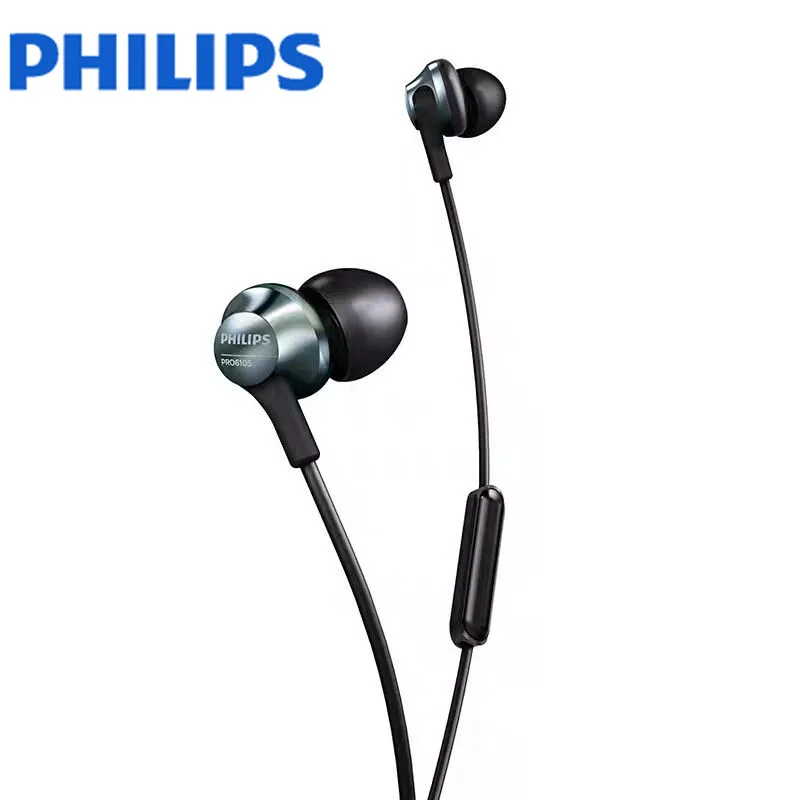 Оригинальные Наушники Philips PRO6105 HiRes с высоким разрешением HIFI наушники с шумоподавлением для samsung Xiaomi Android