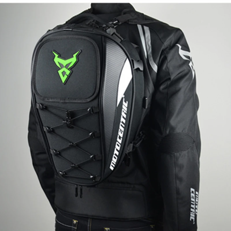 

Professional riding backpack Motorcycle Tail Bag Waterproof Motorcycle back pack Helmet rear seat bag travel Bagpack Rain cover