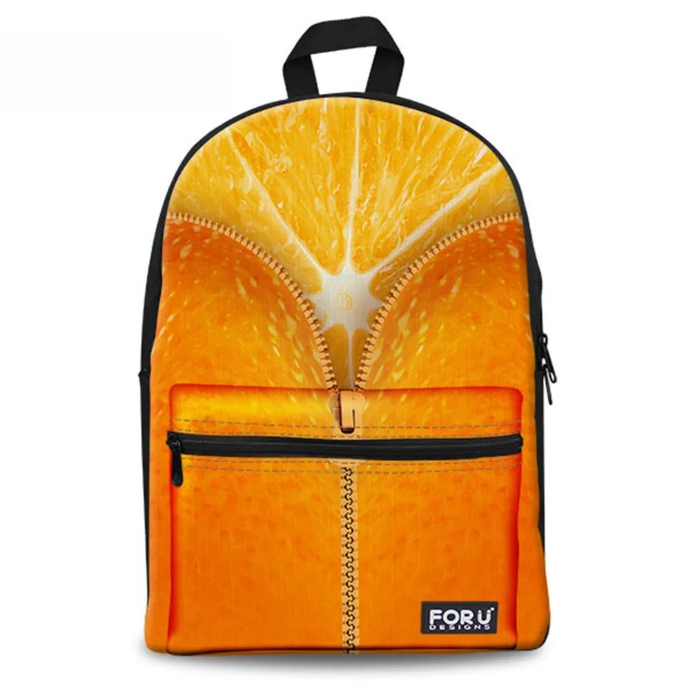 

2017 Hot Sales New Style Backpack Watermelon Durian Fruit Personalized & Creative Travel Bag a-Piece