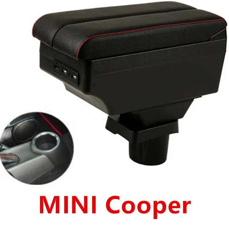 Двухслойный подлокотник для MINI cooper F56 F55 с интерфейсом usb