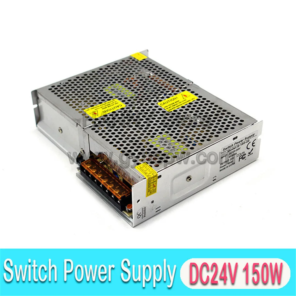24 В DC источник питания DC24V 6.3A 150 Вт светодиодный трансформатор 220 В 110 В AC-DC переключатель питания s источник для камеры видеонаблюдения Stpper CNC