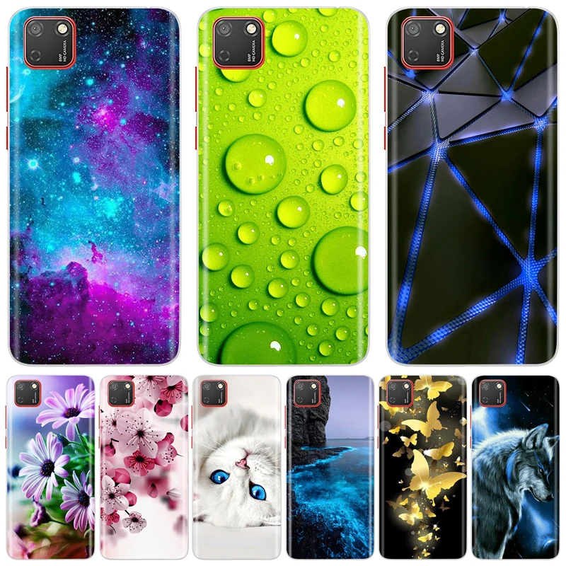 For Huawei Y5P Case DRA-LX9 Y 5P Back Cases Cute Silicone Soft TPU Phone 2020 Fundas Coque | Мобильные телефоны и