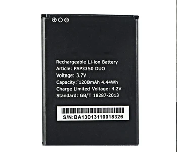 

3.7V 1200mAh Phone Battery for Prestigio MultiPhone PAP3350 DUO PAP 3350 battery High quality with phone stander for gift