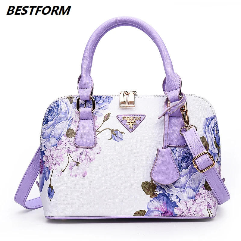 BESTFORM сумки для женщин 2019 с цветочным принтом роскошные через плечо женская
