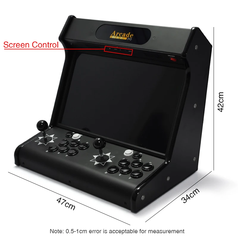 US $299.99 IYO Pandora Box Arcade 185 Inch Arcade Machine Pandora 3D Wifi 4018 in 1 LCD Arcade Console No Delay Button Joystick Game Box
