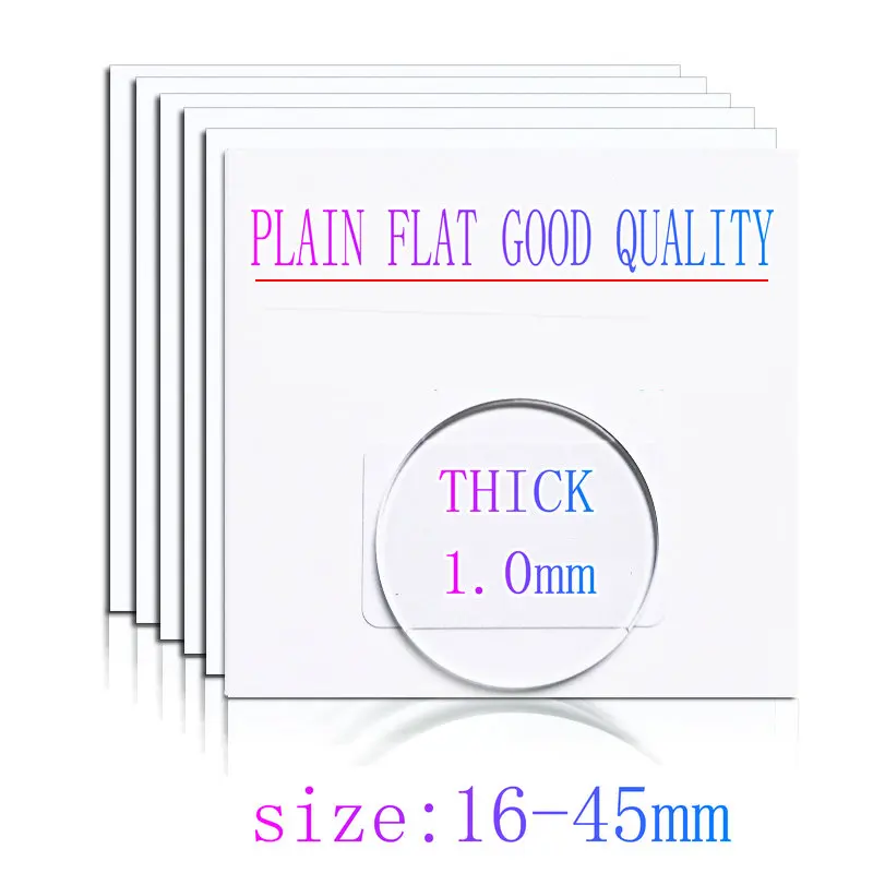 

2pcs/set Plain Flat Watches Glass,High Quality Mineral Watches Glass watch Repair Tools & Kit for watchmaker