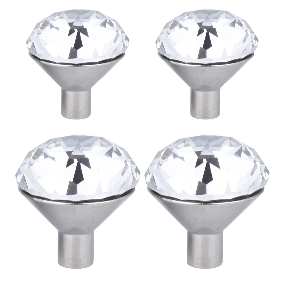 

4Pcs Door Knobs Beautiful Useful Stylish Door Handles Drawer Handles Cabinet Hand Grips Cabinet Knobs Wardrobe Handles for Furni