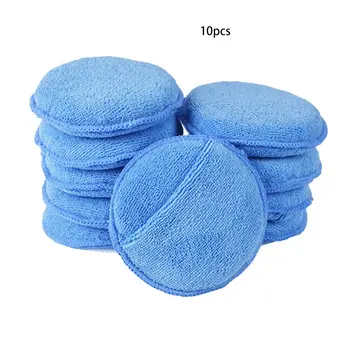 

10pcs Sponges Car Wash Detailing Wax Polish Foam Sponge for Car Body Glass Washing Cleaning Car Care Clean Kits