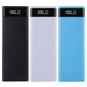 

Dual USB LCD Power Bank Shell 10x18650 Battery Case Charger Box Accessories G92E
