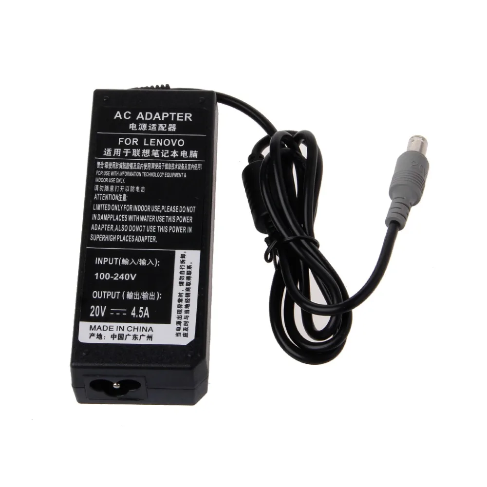 Cargador de cable de 90W adaptador de CA para suministro de energía AU para ordenador portátil IBM, Lenovo, ThinkPad