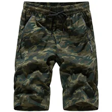 Высококачественные мужские камуфляжные повседневные шорты-бермуды с карманами, пляжные шорты для мужчин, одежда