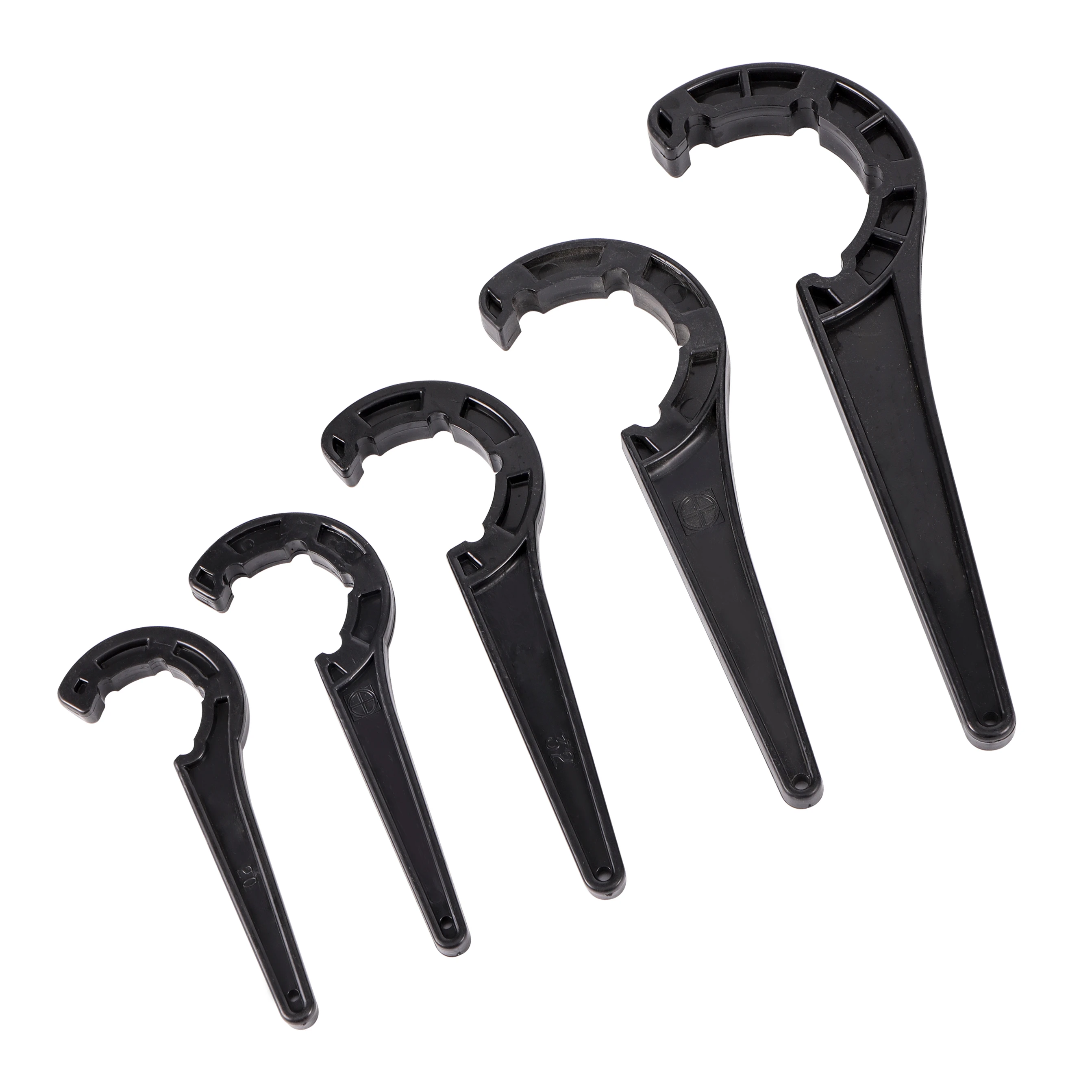 Accesorios de conexión rápida de Tubería de PE, llave tuerca de bloqueo de válvula de tubo de PVC PE, llave especial, herramienta de reparación de tubería de riego, 20/25/32/40/50mm|Tipo de