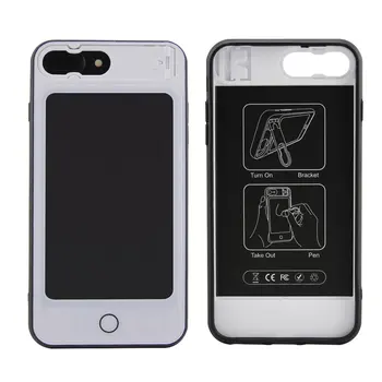 

LCD Writing Tablet Mini Electronic Graphics Notepads Shockproof Phone Case with Holder Drawing Board For iPhone 6 6S 7 8 Plus