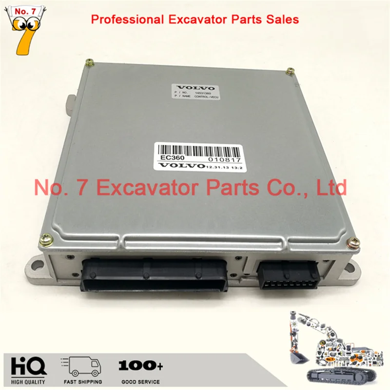 Volvo Ec210B/240B/360B/480B Cab Computer Board Versione Idraulica Del Computer 14518349 14594697 14531360 Parti Dell'Escavatore