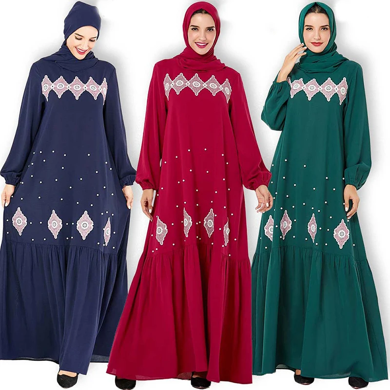 Большие размеры, Арабская абайя Дубайский Мусульманский платье хиджаб, Исламская одежда для женщин, цзилбаб, Восточный халат из марокена, кафтан, турецкие платья Рамадан