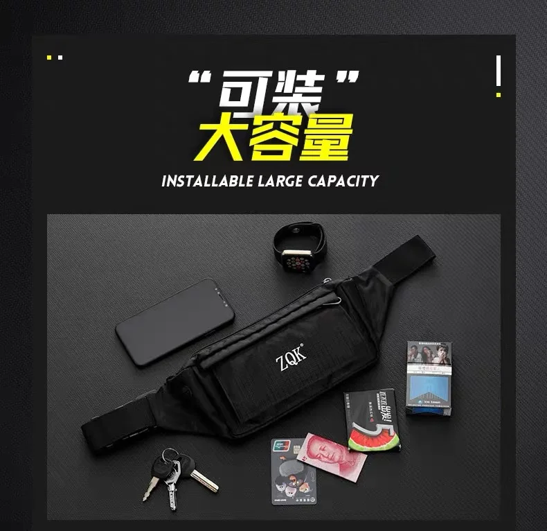 

Wallet Men And Women Multi-functional Large Capacity Anti Spillage Wear-Resistant Outdoor Sports Mobile Phone Money Nylon Cloth