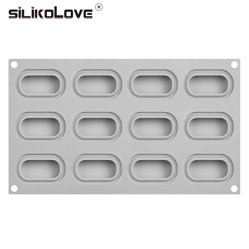 Силиконовая форма SILIKOLOVE для Мусса с 12 емкостями сделай сам изготовления десертов