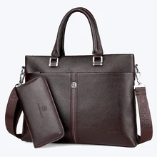 Мужская деловая сумка для ноутбука из натуральной воловьей кожи, мужские сумки из натуральной кожи, мужские сумки через плечо для Matebook X Pro 13,9"