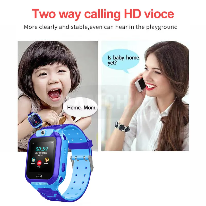 Новинка, водонепроницаемые умные часы Q12, многофункциональные детские цифровые наручные часы, детские часы-телефон для IOS Android, детские игрушки в подарок