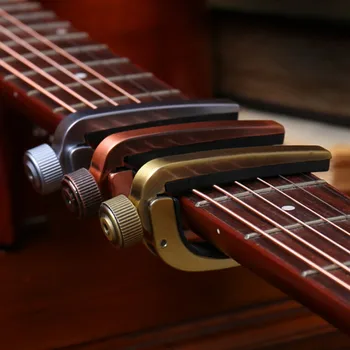 

Guitar Capo Clamp Portable Aluminum Alloy Metal Quick Change Guitar Capo Musical Instruments Guitar Accessories，