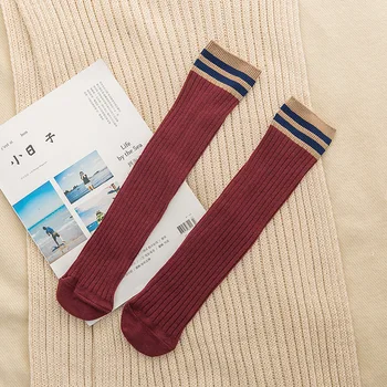 

Fashion 2020 new ladies spring and autumn cotton long socks
