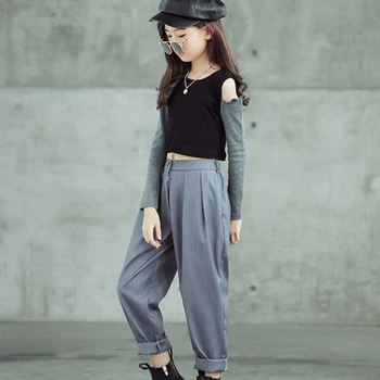 school trousers teenage girl