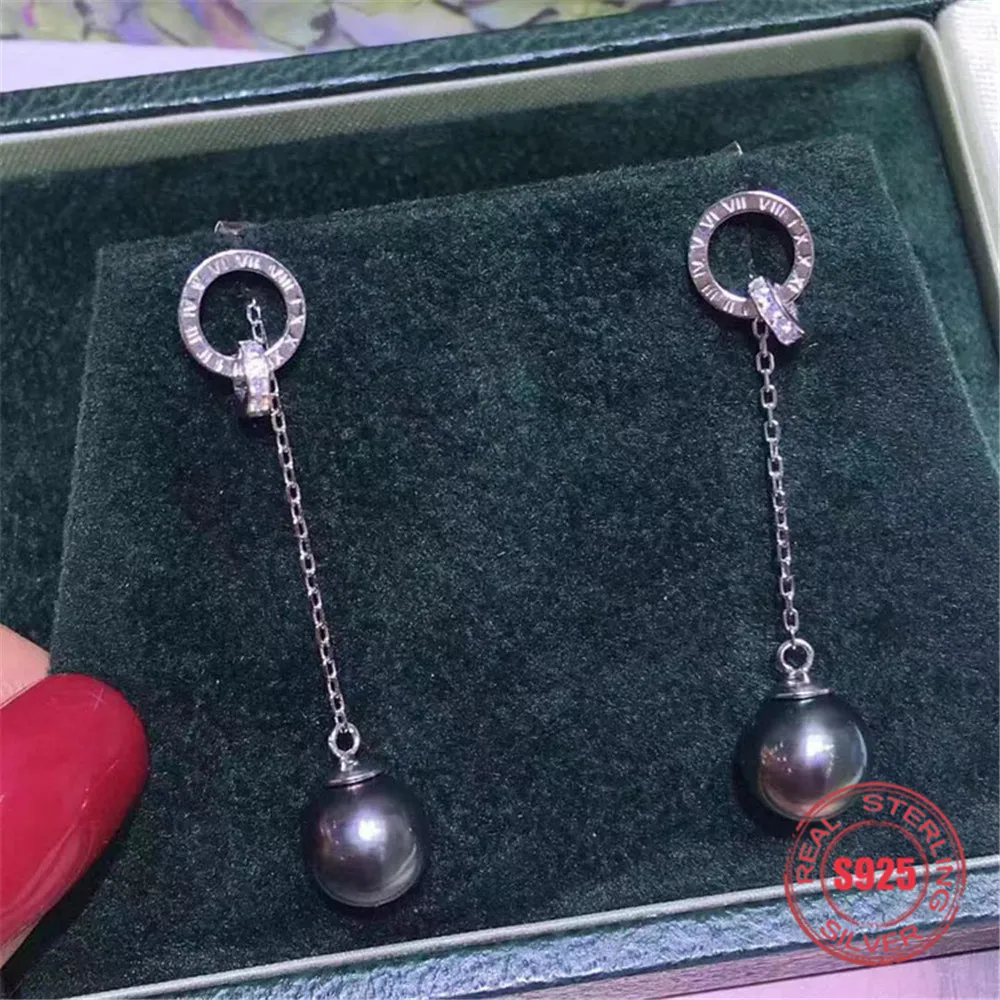 

Fashion Style Stud Earrings Pearl Fittings DIY Handmade Craft S925 Sterling Silver Accessory Earrings Findings