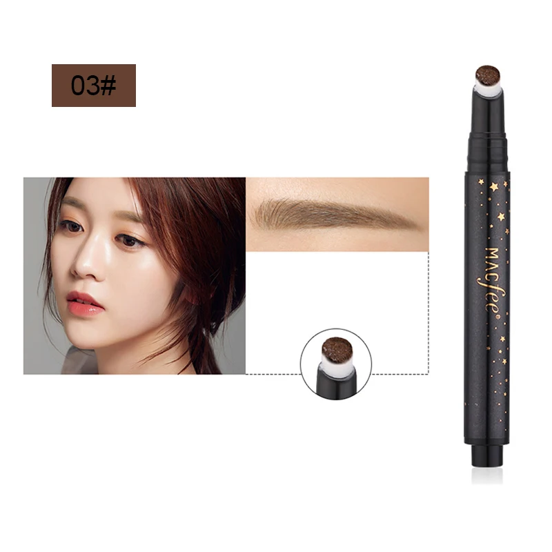 Cushion Eyebrow Pencil Eye Brow Enhancer Long Lasting Makeup Pen Waterproof Make Up Tool CJ666 - Цвет: 3