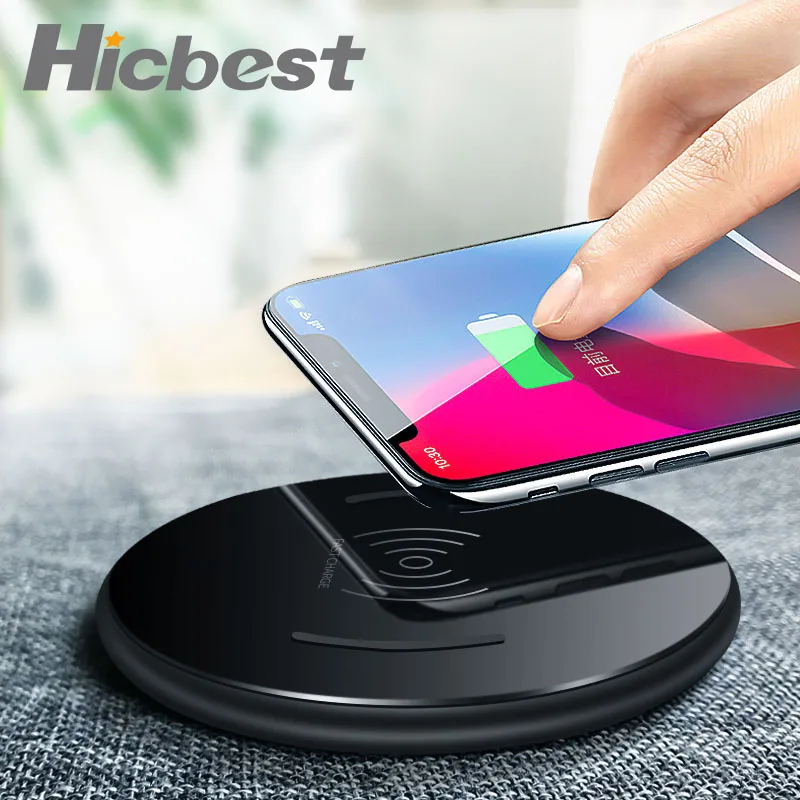 

15W Wireless Charger Pad for iPhone Samsung Wireless Charging Inductive Charger for iPhone 11 X XR XS Max 8 Samsung S8 S9 S10