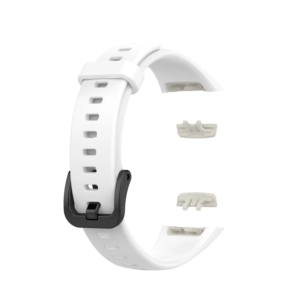 Silicone Strap For Huawei Band 6/6 Pro Strap With TPU Full Screen Protector Case Replacement Watchband For Honor Band 6 Strap