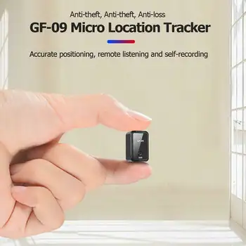 

Mini GPS Trackers GF09 Magnetic GPRS Locator APP Control Anti-Theft Device Locator Voice Recorder For Vehicle/Car/Person