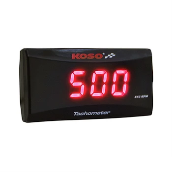 

Koso Mini RPM Meter Digital Square LCD Display Engine Tach Hour Meter Tachometer Gauge Racing Motorcycle for Yamaha KAWASAKI BMW