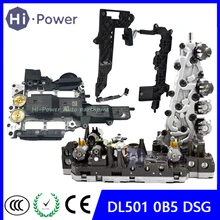 OEM DQ500 DL501 0B5 7 скоростей автоматическое переключение передач электромагнитный корпус и TCM проводящая плита+ внутренний монтажный жгут отремонтированный
