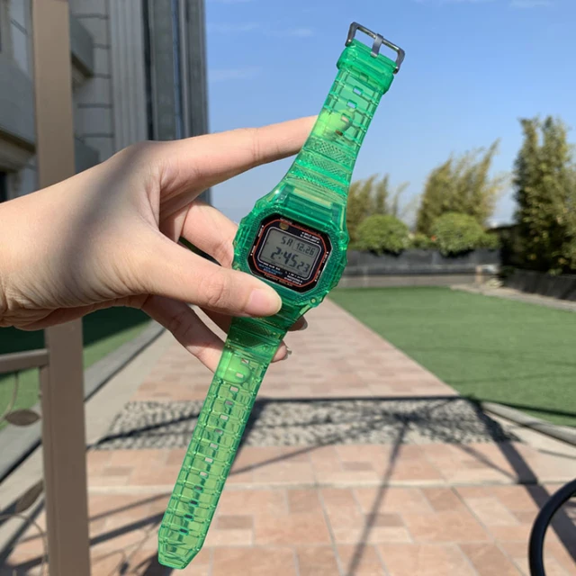 Warna warni Lembut Sport Watch Band Case Bezel untuk Casio G Shock DW 5600  DW5610 GW M5610 GWB5600HR Tali DW5000 Bingkai Aksesoris|Pintar Aksesoris| -  AliExpress