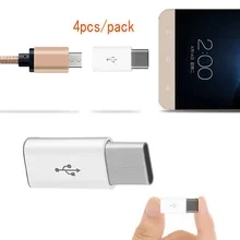 Besegad 4 шт. type C адаптер Micro USB OTG для type-C адаптер конвертер для MacBook Google Pixel ZUK Аксессуары Гаджеты