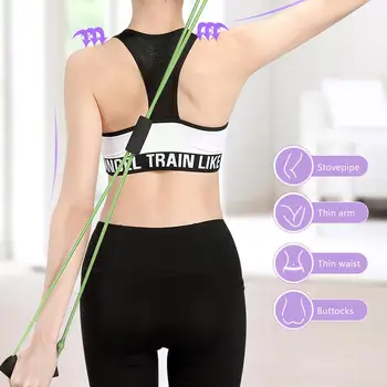 

Portable Chest Expander Tension Band TPE Stretch Arm Apparatus Fitness Equipments Puller Removable Fitness Pull Rope Durable