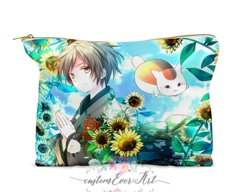 

Takashi Natsume cosmetic bag clear toiletry bag zipper pouch small makeup bag cute travel bag for women