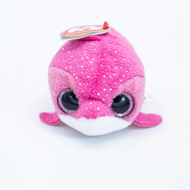 Ty Big Eyes Cute Ragdoll Plush Toy Mobile Phone Screen Wipe Mouse Crocodile Unicorn Owl Collection Doll Boy Girl Birthday Gift Chocolate Color