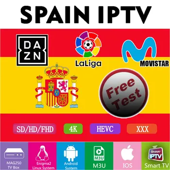 

Premium Spain IPTV Subscription With M3U IPTV ESPA A Local Live TV HD/FHD/4K/UHD/HEVC DAZN Movistar LaLiga INFINTIL DEPORTES +18