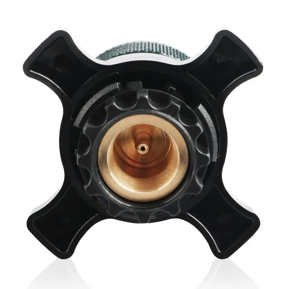 Outdoor Camping Stove Adapter EN417 Screw Type Gas Cyclinder Input Easy-Clic Non-threaded Gas Canisters Output 2