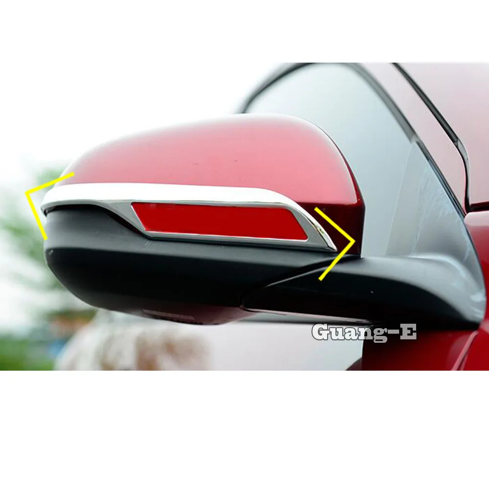 

For Honda HRV HR-V Vezel 2019 2020 Car ABS back rear view Rearview Side Mirror Cover sticker trim frame lamp hood eyebrow 2pcs