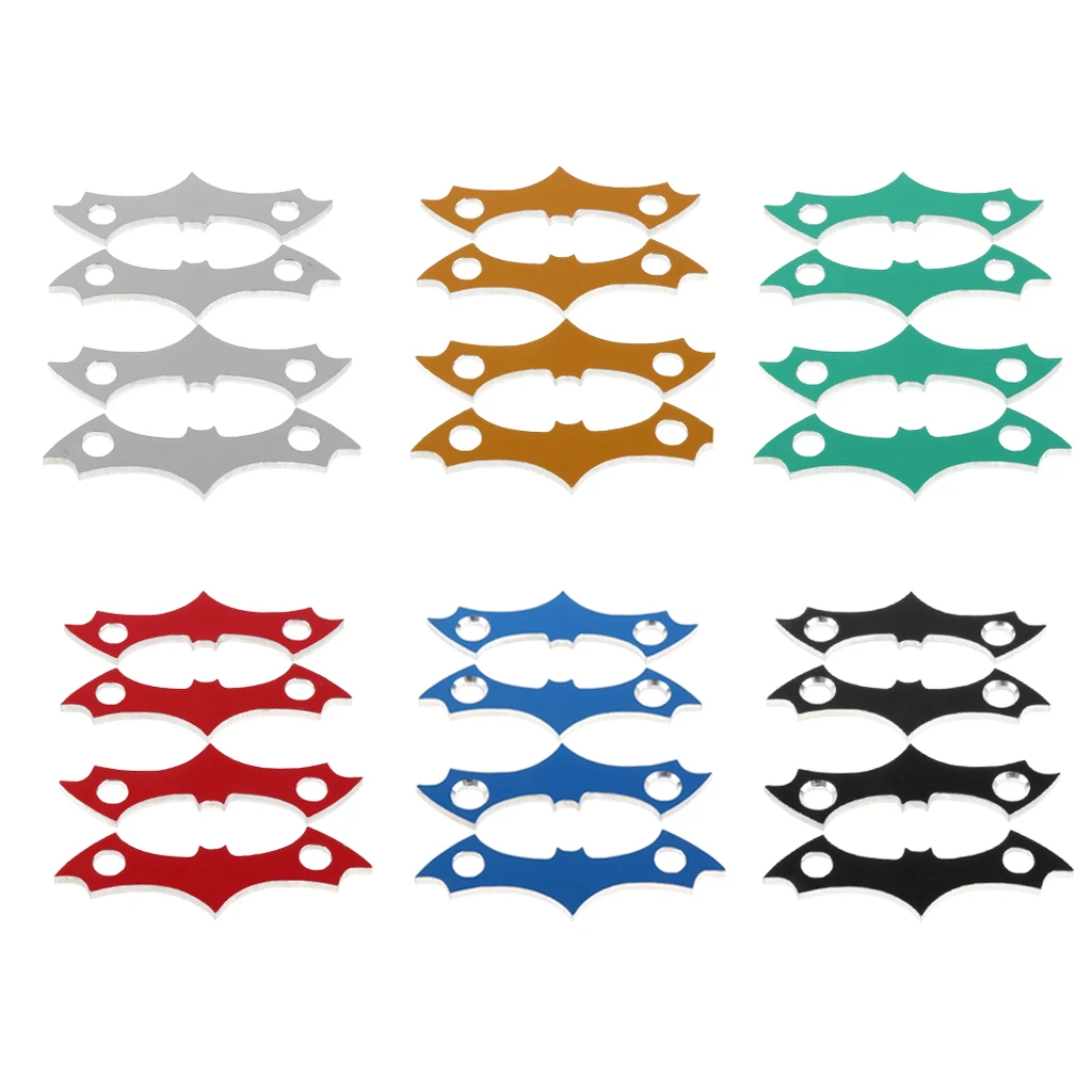 4pcs Aluminum Alloy Skateboard Deck Protective Gasket Longboard Anti-sinking Prevent Sag Hardware 4pcs Aluminum Alloy Skateboard Deck Protective Gasket Longboard Anti-sinking Prevent Sag Hardware