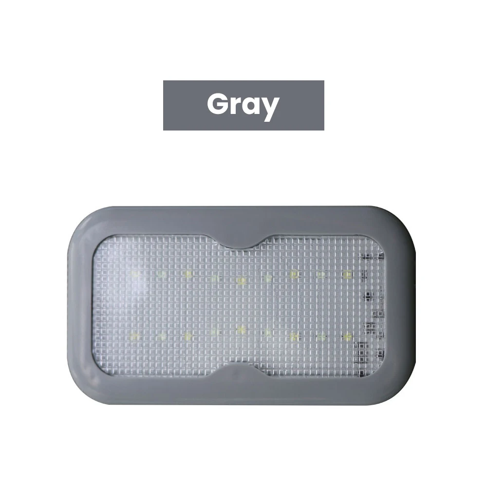 AOSHIKE 1 шт. автомобильный интерьерный светильник светодиодный светильник автомобильный потолочный светильник для чтения Магнитный потолочный светильник Универсальный Автомобильный интерьер usb зарядка - Испускаемый цвет: Gray