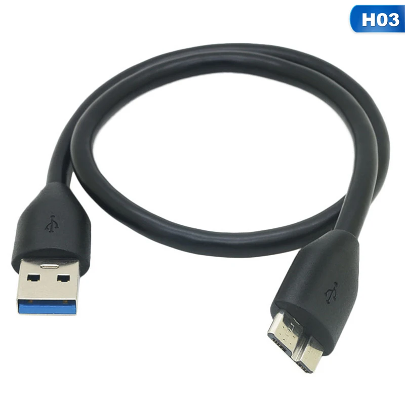 Usb 3,0 Microb кабель для передачи данных Высококачественная медь Двусторонняя передача данных для подключения ПК принтеров сканер 0,5 м 1 м 1,5 м 3 м 5 м