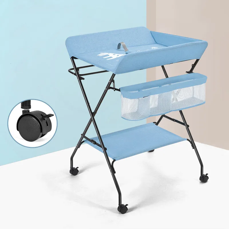 Multifunctional Baby Changing Station Foldable Newborn Diaper Changing Station Safety Nursing Baby Mat