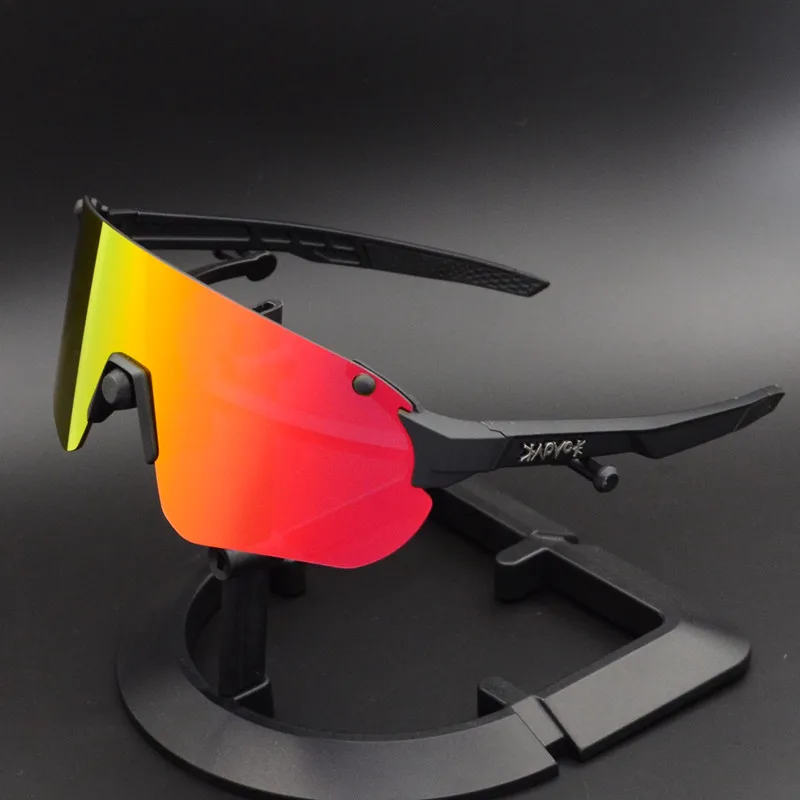 Kapvoe Поляризованные солнечные очки с защитой от ультрафиолета для Для женщин Для мужчин солнцезащитные очки для езды на велосипеде, MTB велосипед Велоспорт очки поляризованные желтые спортивные рыболовные бег Альпинизм Dr - Цвет: Оранжевый