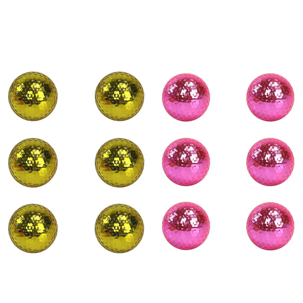 6pcs Premium Dual-Layer Golf Ball For Match Practice Play Golfer Gift Club Accessories Prize Giveaways