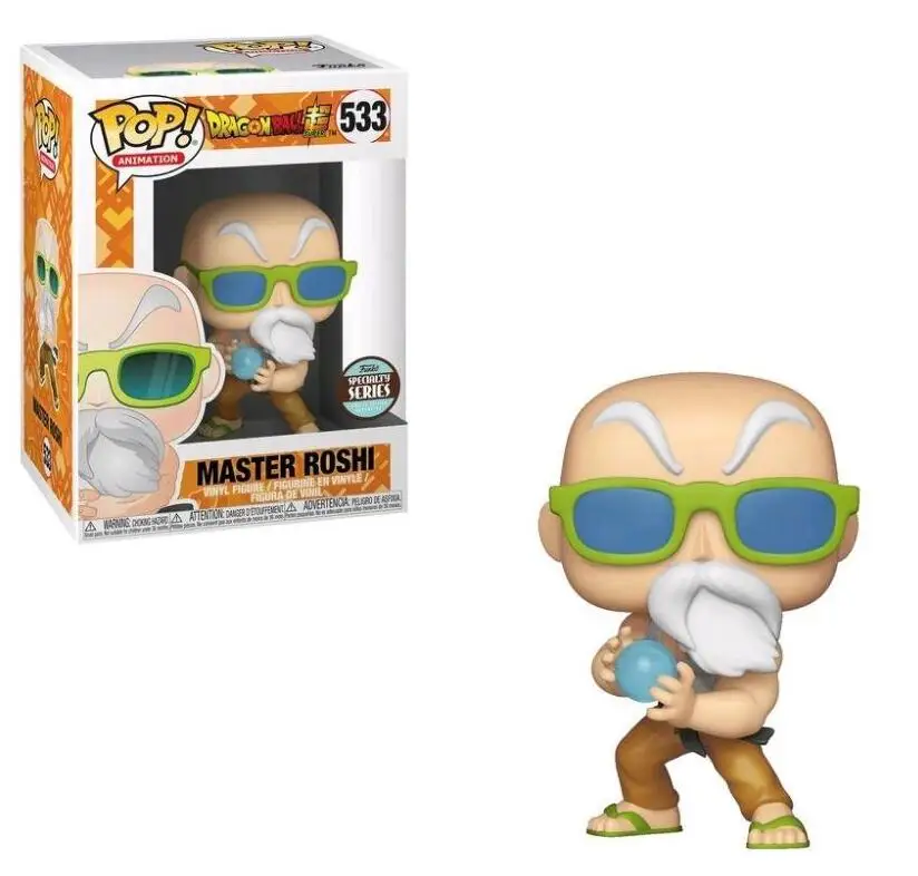 Funko POP Dragon Ball Goku God виниловая Коллекция Модель игрушки 2020 фигурка Супер Saiyan Master Roshi